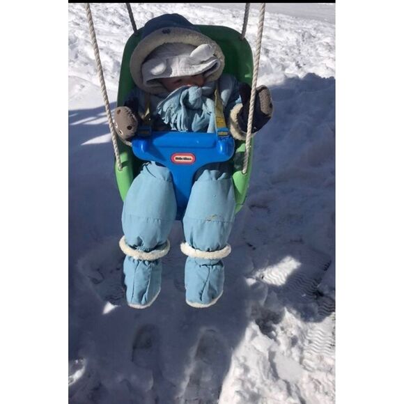 Deux par deux baby snowsuit bunting scarf‎ waterproof 9 mos winter fall - Picture 12 of 12